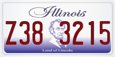 IL license plate Z383215