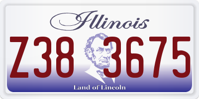 IL license plate Z383675