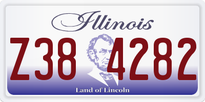 IL license plate Z384282