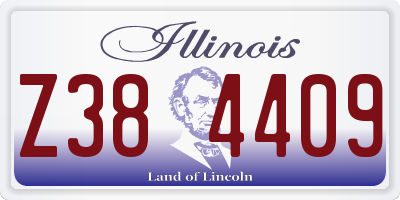 IL license plate Z384409