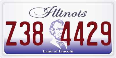 IL license plate Z384429