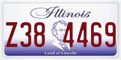 IL license plate Z384469