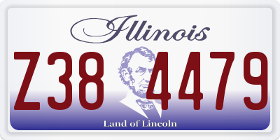 IL license plate Z384479