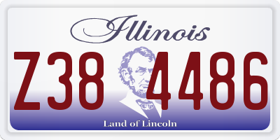 IL license plate Z384486