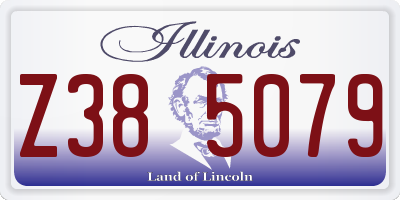IL license plate Z385079