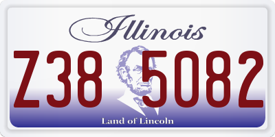 IL license plate Z385082