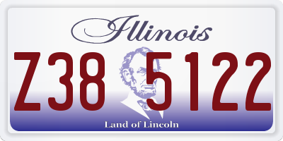 IL license plate Z385122