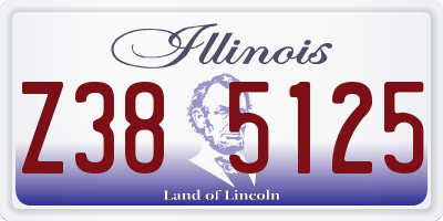 IL license plate Z385125