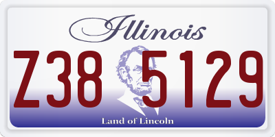 IL license plate Z385129