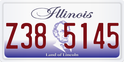 IL license plate Z385145