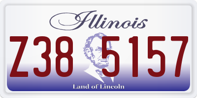 IL license plate Z385157