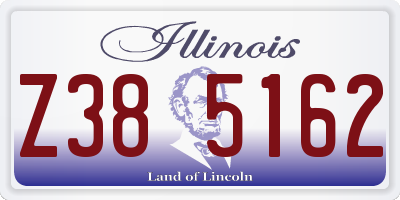 IL license plate Z385162