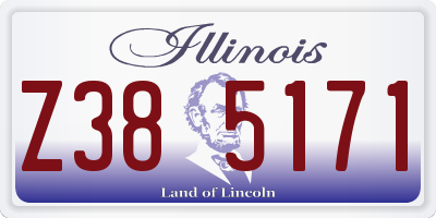 IL license plate Z385171