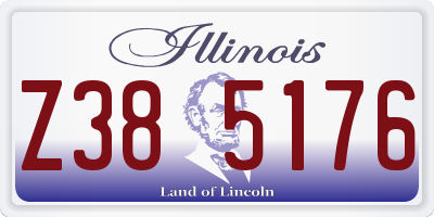 IL license plate Z385176