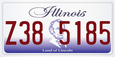 IL license plate Z385185