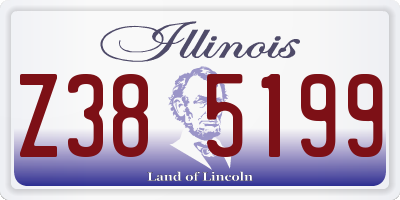 IL license plate Z385199