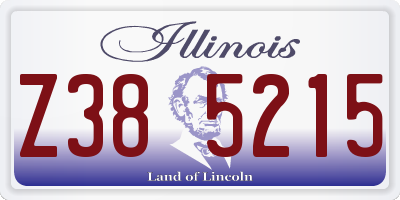IL license plate Z385215