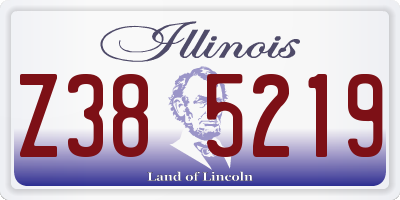 IL license plate Z385219