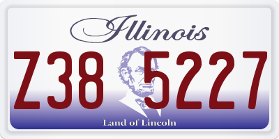 IL license plate Z385227