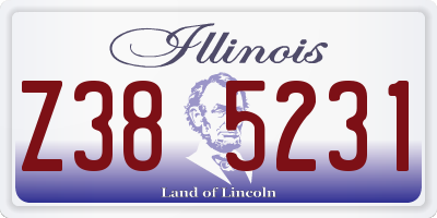 IL license plate Z385231