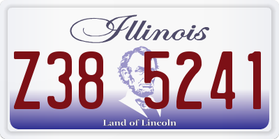 IL license plate Z385241