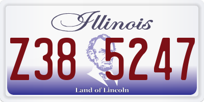 IL license plate Z385247