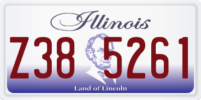 IL license plate Z385261