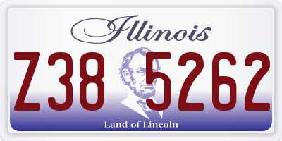 IL license plate Z385262