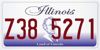 IL license plate Z385271