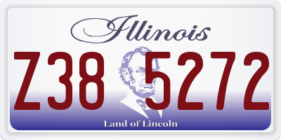 IL license plate Z385272