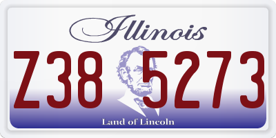 IL license plate Z385273