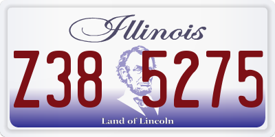 IL license plate Z385275