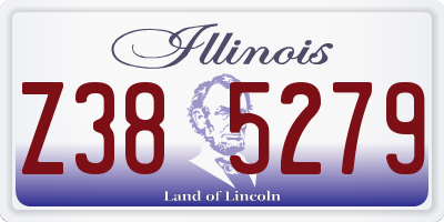 IL license plate Z385279