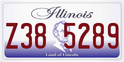 IL license plate Z385289