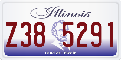 IL license plate Z385291