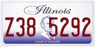 IL license plate Z385292