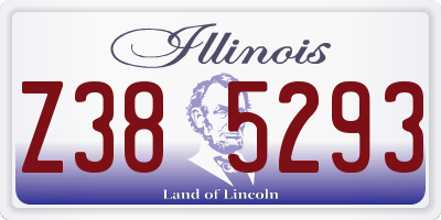 IL license plate Z385293