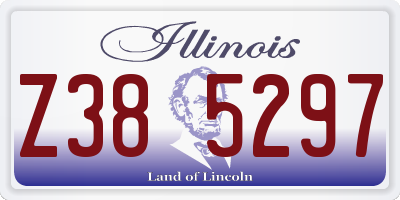 IL license plate Z385297