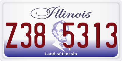 IL license plate Z385313
