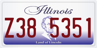 IL license plate Z385351