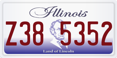 IL license plate Z385352