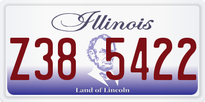 IL license plate Z385422