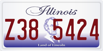 IL license plate Z385424