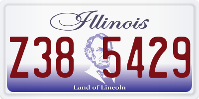IL license plate Z385429