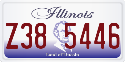 IL license plate Z385446