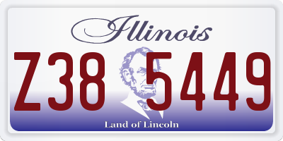 IL license plate Z385449