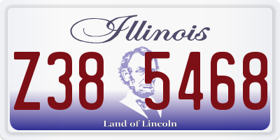 IL license plate Z385468