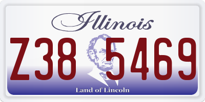 IL license plate Z385469