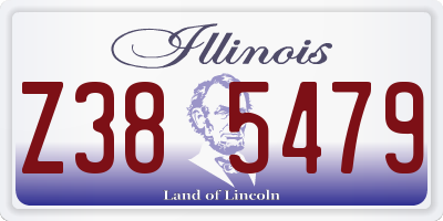 IL license plate Z385479