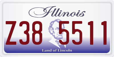 IL license plate Z385511
